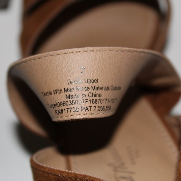 universal thread tan suede block heels - Picture 8 of 8